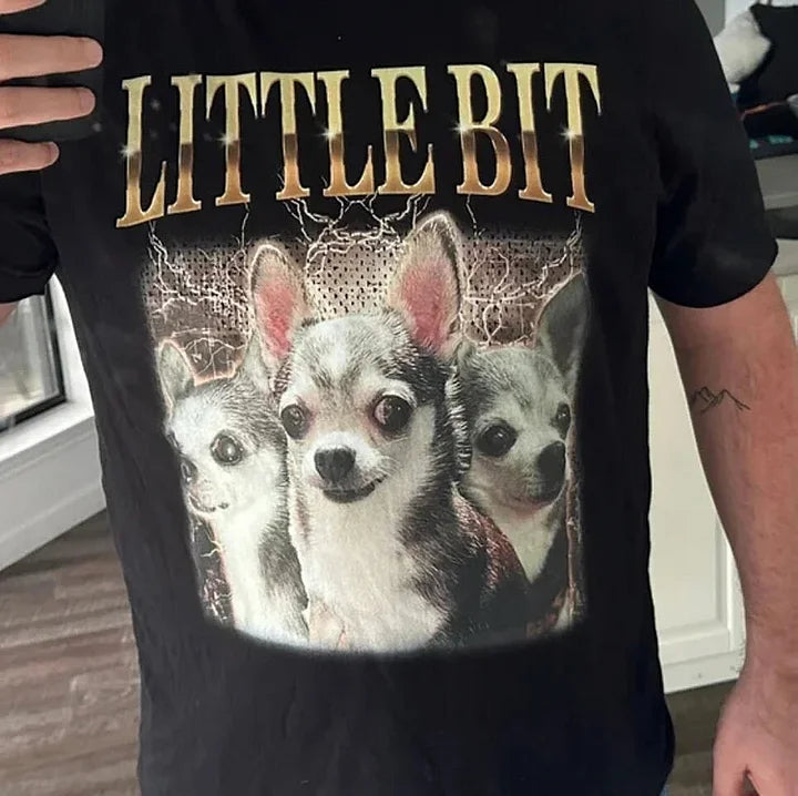 Camiseta personalizada com foto Vintage para amante de animais de estimação