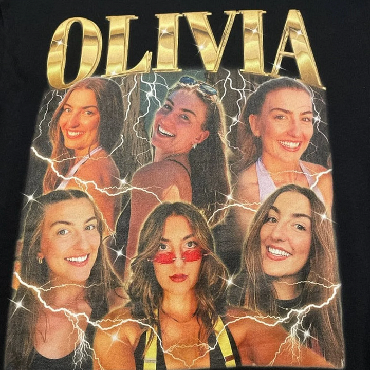 Camiseta vintage personalizada com Foto - Personalize Seu Look - Frete Grátis