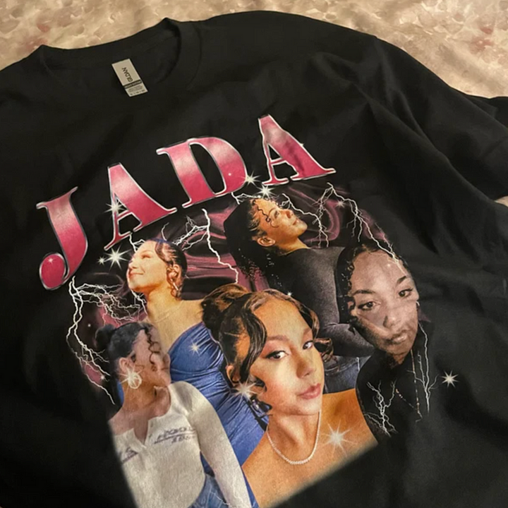 Camiseta vintage personalizada com Foto - Personalize Seu Look - Frete Grátis