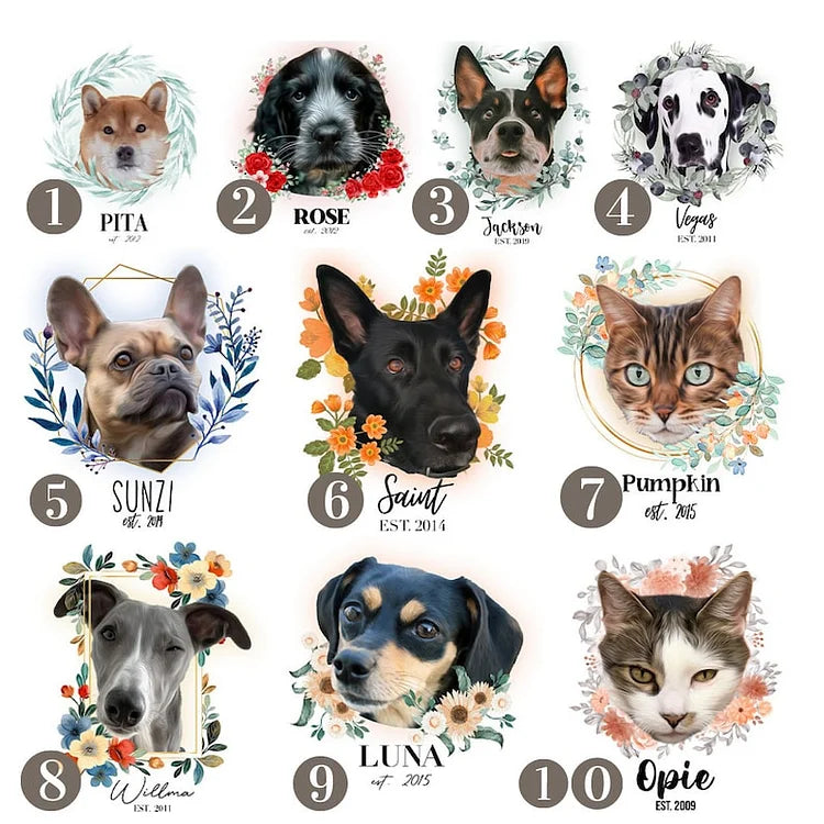 Camiseta e Moletom Com Estampa Personalizada | Com o Rosto do Seu Animal de Estimação