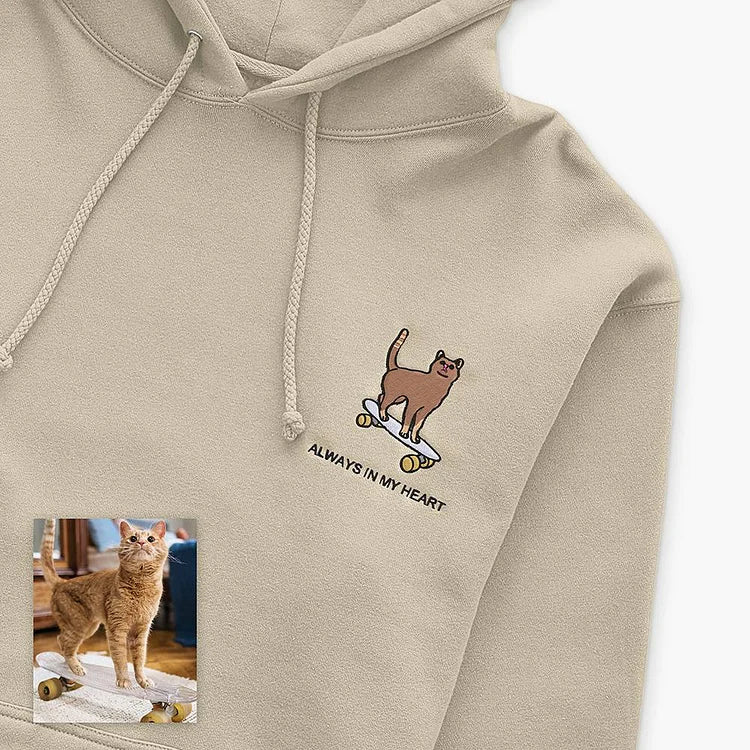 Moletom Personalizado com Bordado de Você e Seu Pet | Amor em Cada Detalhe