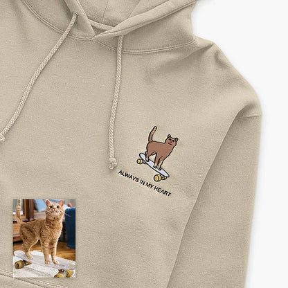 Moletom Personalizado com Bordado de Você e Seu Pet | Amor em Cada Detalhe