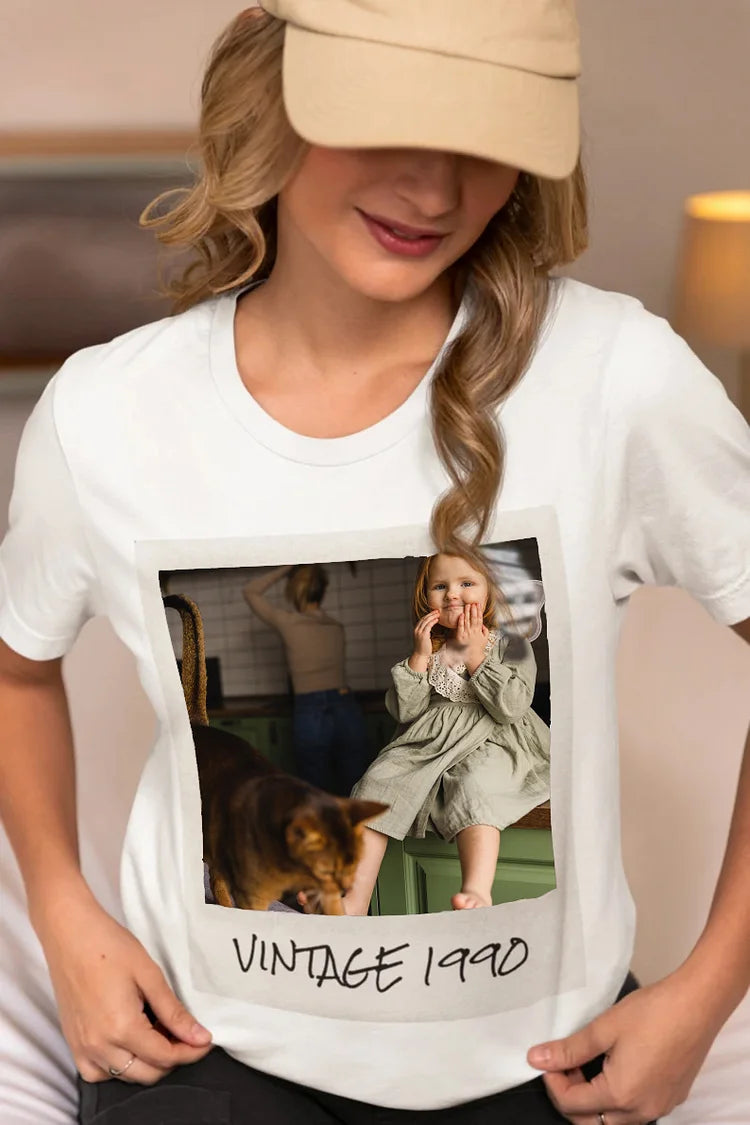 Camisa Vintage Personalizado | Estilo e Nostalgia em Uma Peça
