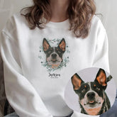 Camiseta e Moletom Com Estampa Personalizada |  Com o Rosto do Seu Animal de Estimação