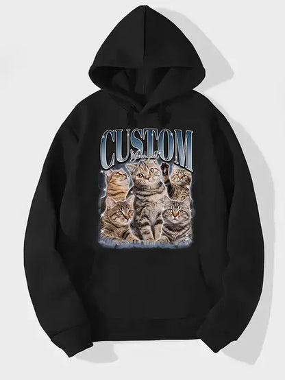 Camiseta personalizada com foto Vintage para amante de animais de estimação