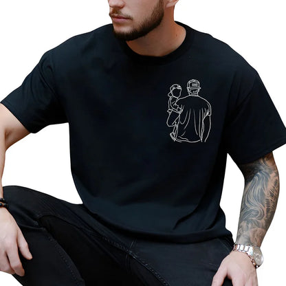 Camisa Personalizada com Foto - Presente especial para os Pais