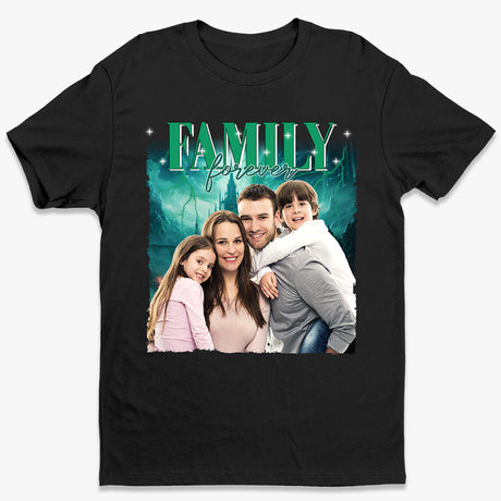 Família com foto personalizada é para sempre - presente para familiares