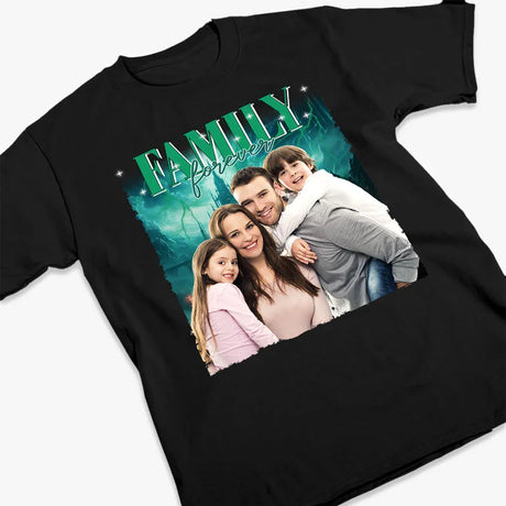 Família com foto personalizada é para sempre - presente para familiares