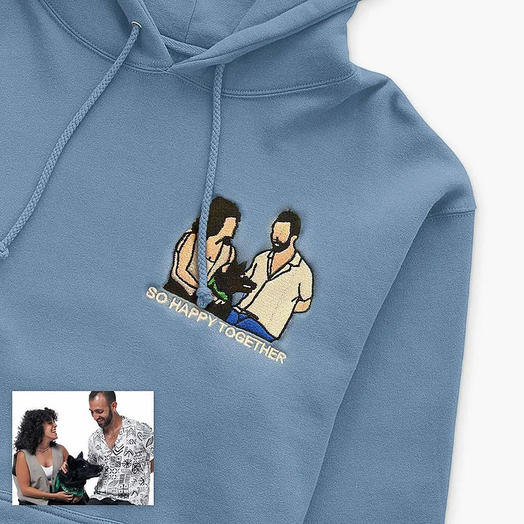 Moletom Personalizado com Bordado de Você e Seu Pet | Amor em Cada Detalhe